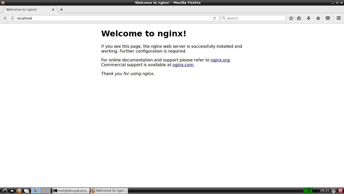 linux install nginx php mysql